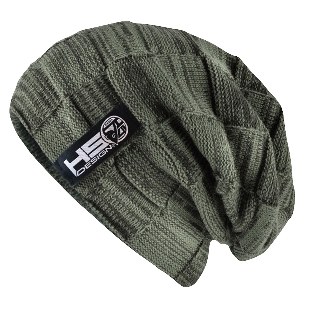 Hotspot Design - Green beanie HSD with fur