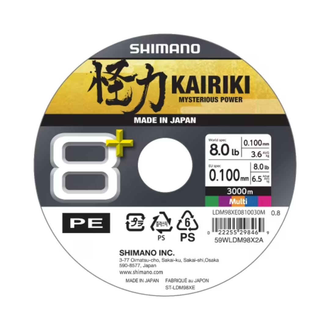 Shimano Kairiki 8+ 150m/300m/3000m