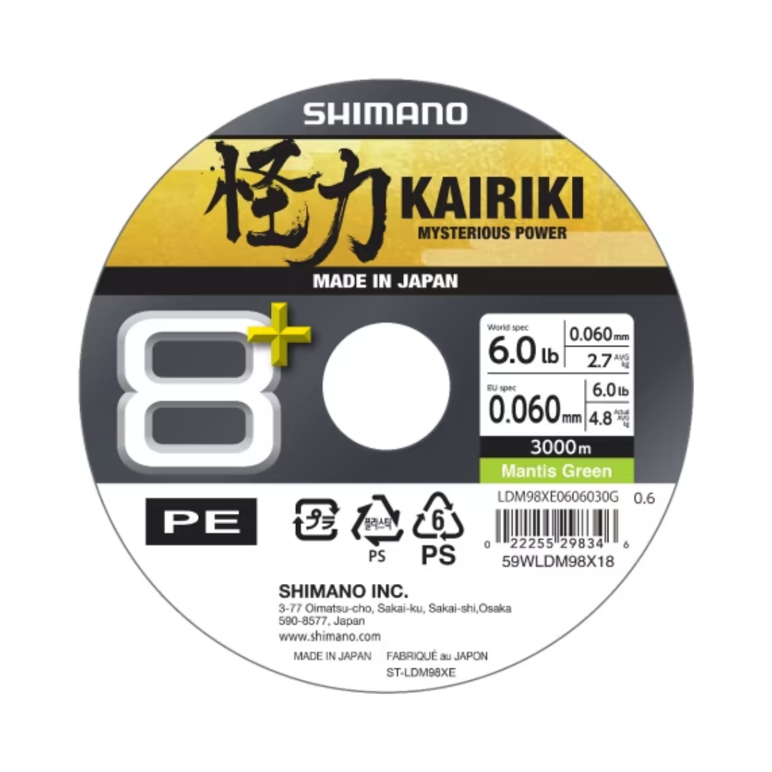 Shimano Kairiki 8+ 150m/300m/3000m