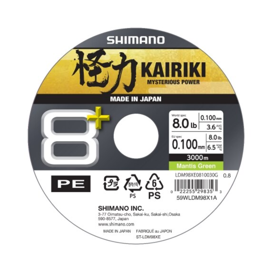 Shimano Kairiki 8+ 150m/300m/3000m