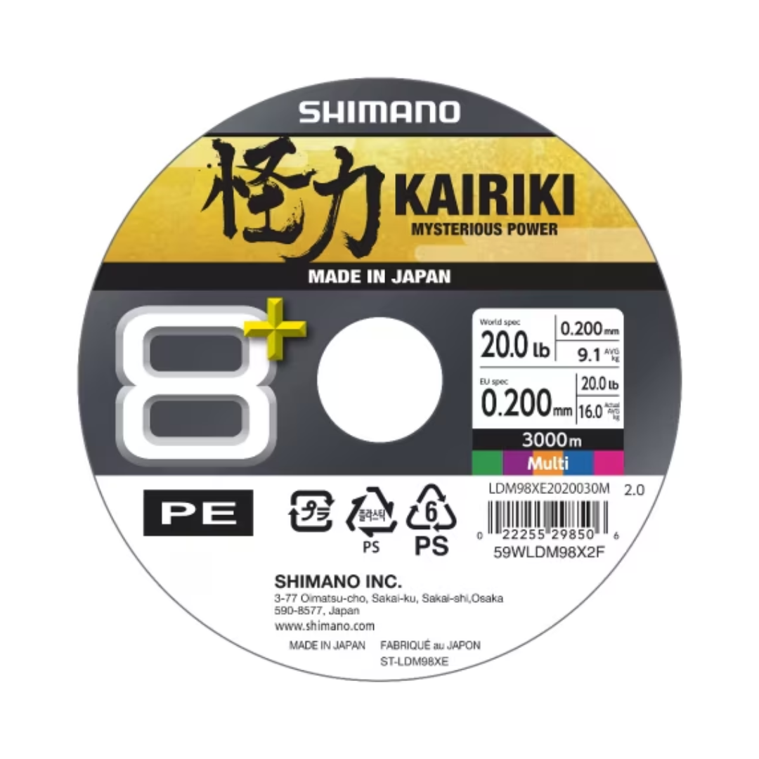 Shimano Kairiki 8+ 150m/300m/3000m