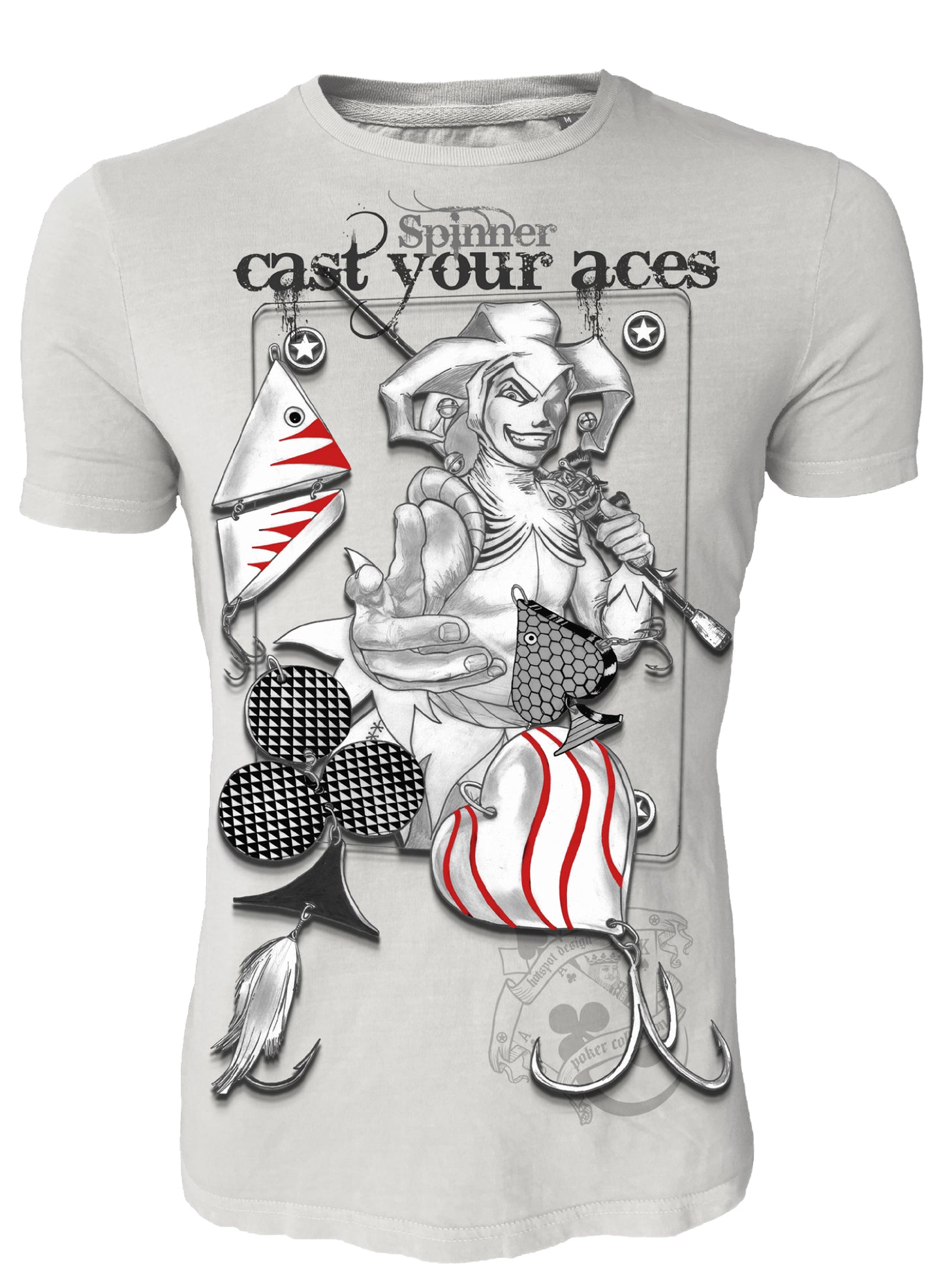 Hotspot Design - T-shirt SPINNER-CAST YOUR ACES