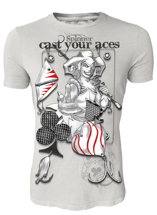 Hotspot Design - T-shirt SPINNER-CAST YOUR ACES