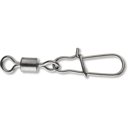 DAIWA Fast Lock Swivel Gr.6 13kg 10Stk. featuring durable metal construction with a secure locking mechanism for fishing terminal tackle.