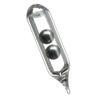 DAIWA Prorex Insert Glass Rattle 5mm with two internal metal balls for rig components, ideal for terminal tackle setups. Pack of 6.